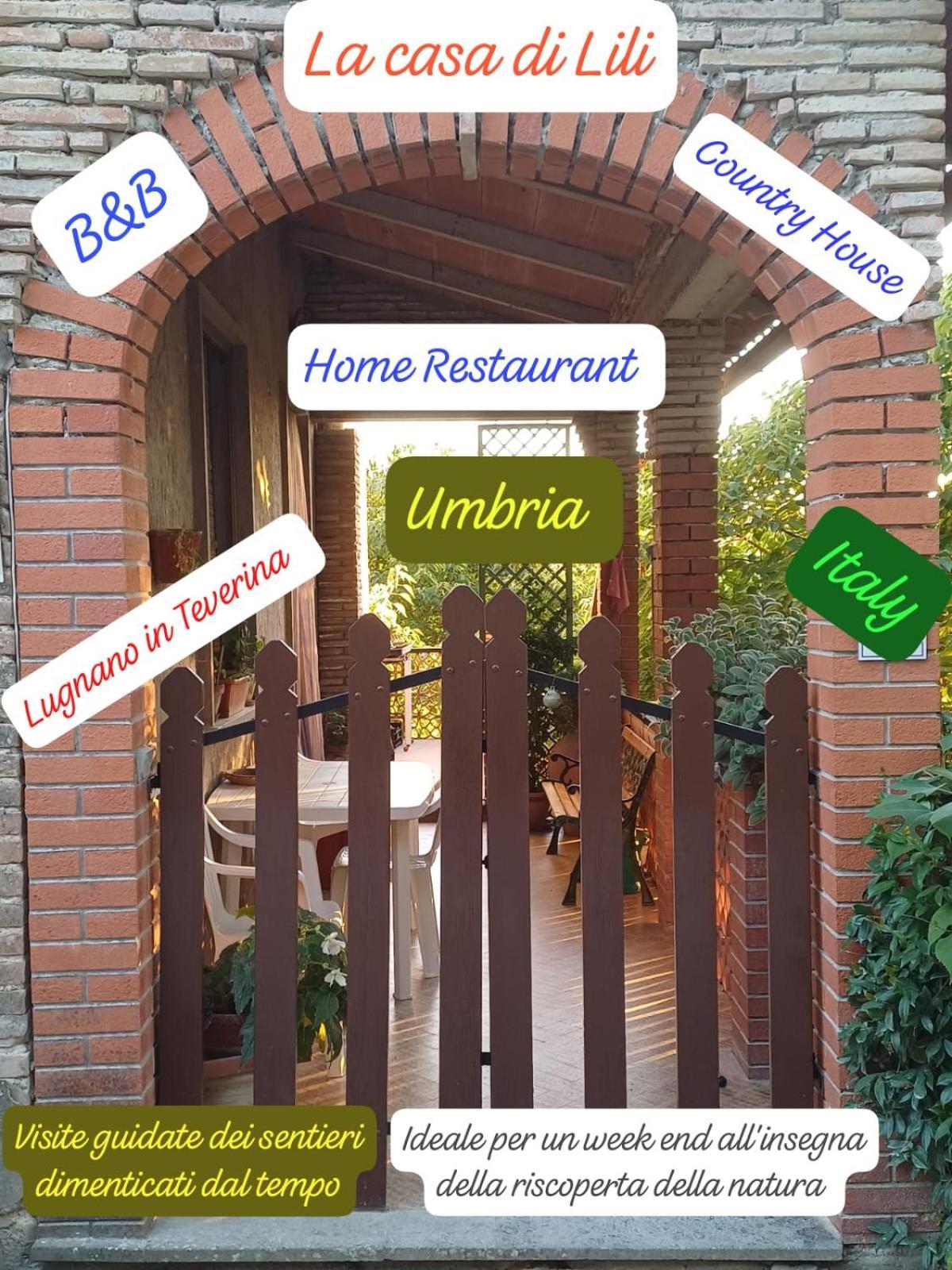 Lugnano in TeverinaLa Casa Di Lili别墅 外观 照片